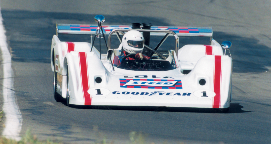 Todd Smathers and his 1972 Lola T-310 Can-Am.
Photo: Jim Williams