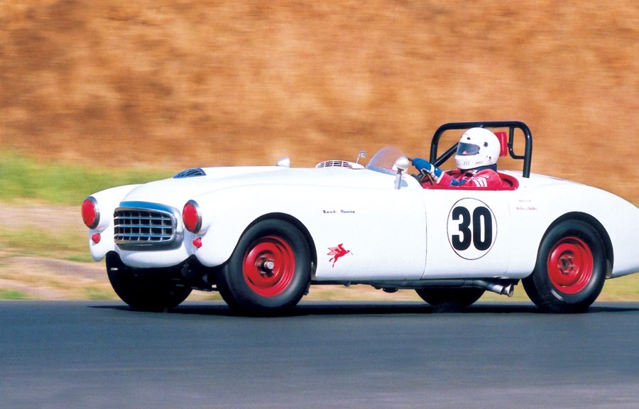 John Miller and his 1951 Nash Healey. Photo: Jim Williams