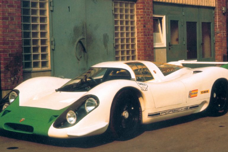 Porsche unveils the 917 Group 5 racer at the Geneva Auto Show (1969).