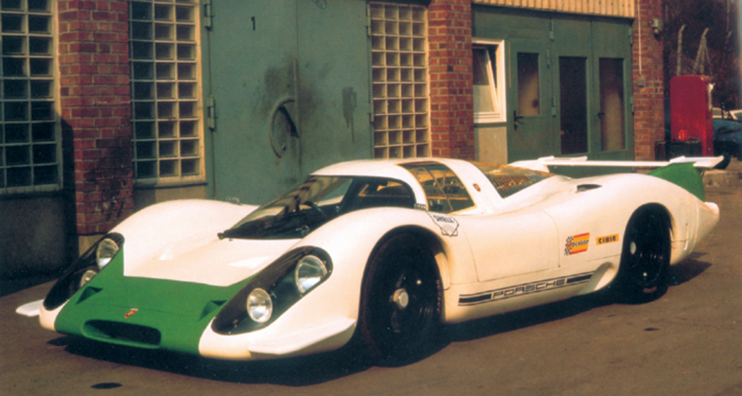 Porsche unveils the 917 Group 5 racer at the Geneva Auto Show (1969).