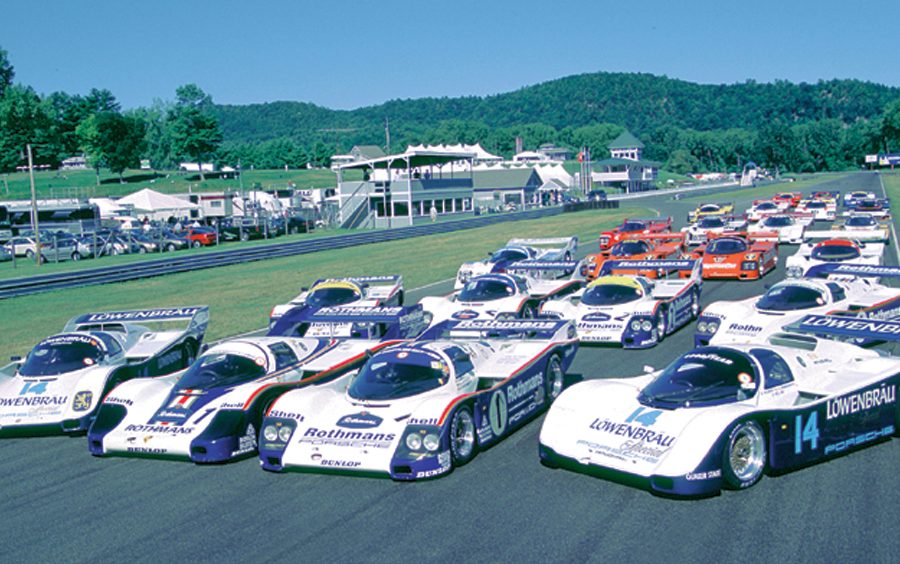 Group shot of 956s and 962s.Photo: Walt & Louiseann Pietrowicz