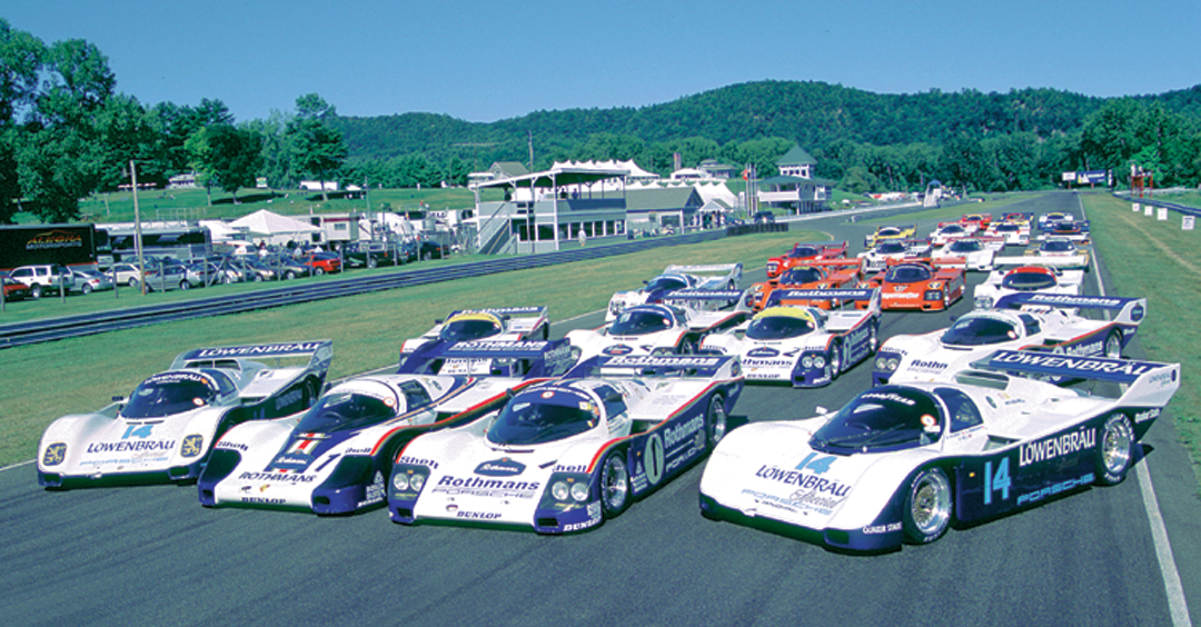 Group shot of 956s and 962s.Photo: Walt & Louiseann Pietrowicz