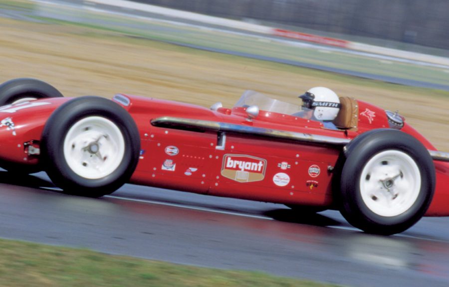 Gary Ford and his Kurtis roadster.Photo: Louiseann & Walter Pietrowicz