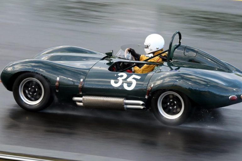 The Jaguar Special (D-type rep) of John Dunning. Steve Oom Photo. STEVE OOM PHOTOGRAPHY