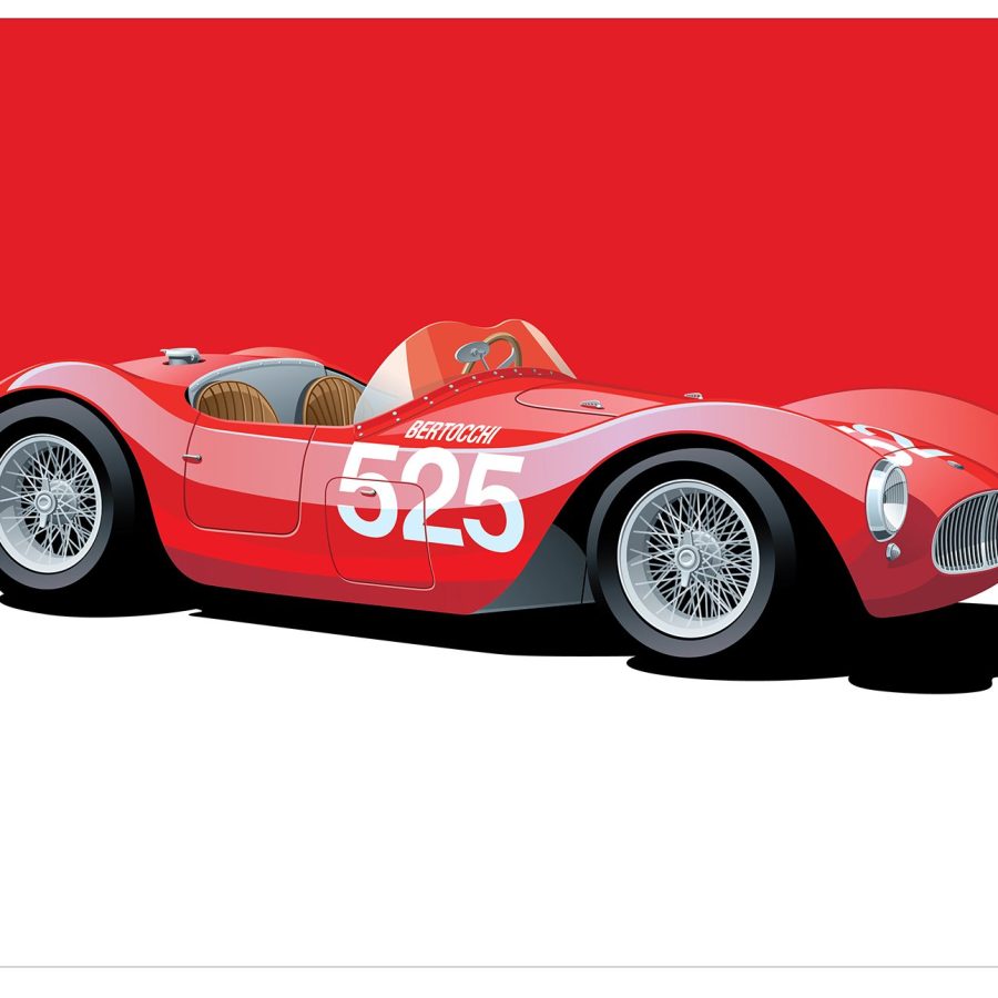 Maserati A6GCS 19x13 Print