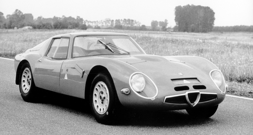 Alfa Romeo TZ2. Photo: Centro di Documentazione Storica Alfa Romeo