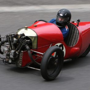 A STUDY OF CONCENTRATION - SANDFORD ANDREWS INHIS 1926 MORGAN AERO. Picasa