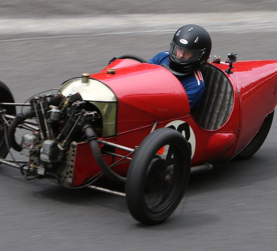 A STUDY OF CONCENTRATION - SANDFORD ANDREWS INHIS 1926 MORGAN AERO. Picasa