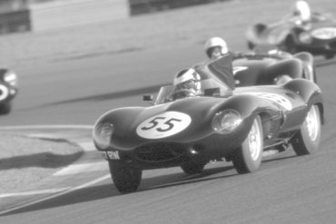 Ben Eastwick in his 1955 Jaguar D-Type.
Photo: Classic Images