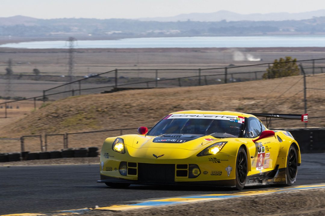 Mueller, Tom, 2014 Chevrolet Corvette C7R crests turn 2.   Photo © Rex McAfee REX MCAFEE rexmcafee@gmail.com