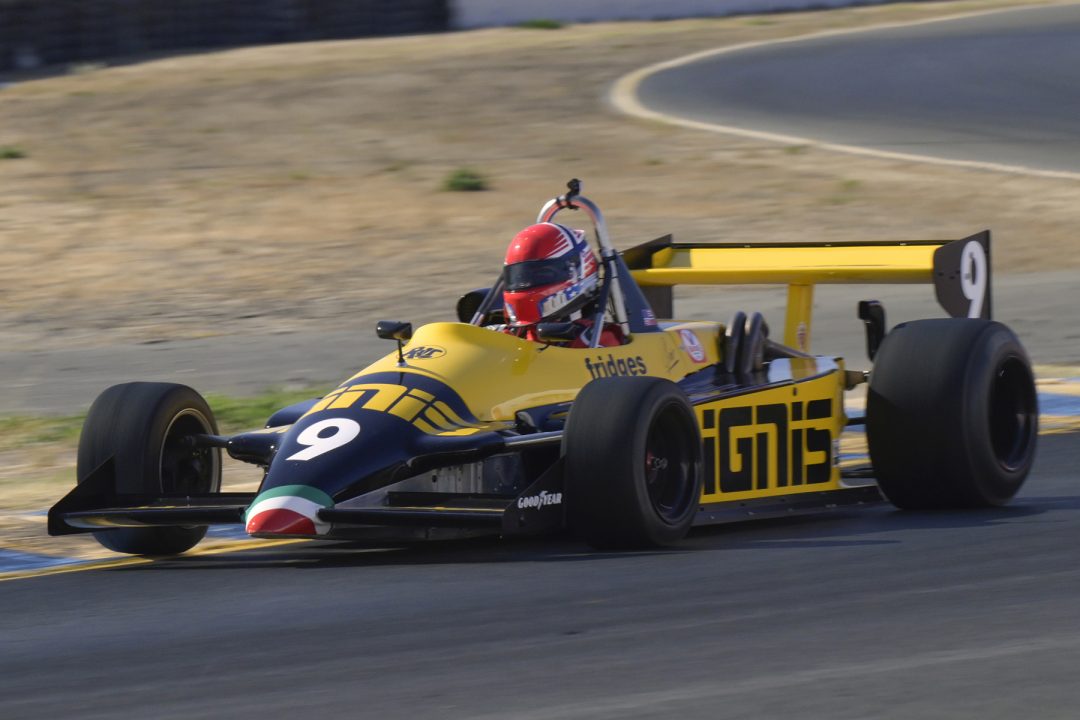 Geir Ramleth, 1982 Ralt RT4,   into turn ten. Photo © Dennis Gray Dennis Gray