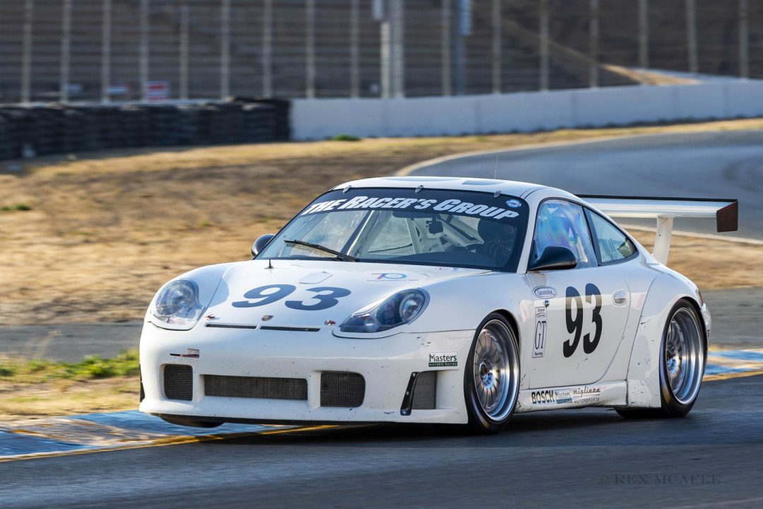 Christopher Frank makes time in his 2000 Porsche GT3R.   Photo © Rex McAfee REX MCAFEE rexmcafee@gmail.com