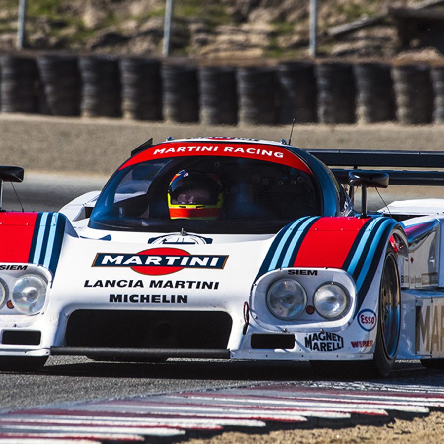 Lancia LC2 driven by Zak Brown - Copyright Bill Wagenblatt