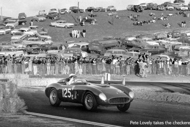 Pete Lovely, Nov. 9, 1957, for the Eighth Annual Pebble Beach Road Race,