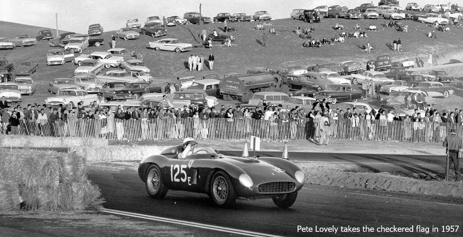 Pete Lovely, Nov. 9, 1957, for the Eighth Annual Pebble Beach Road Race,