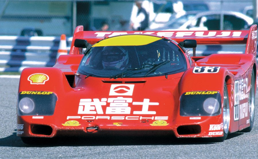 The 1989 Porsche 962C of Peter Stoneberg.
Photo: Art Eastman