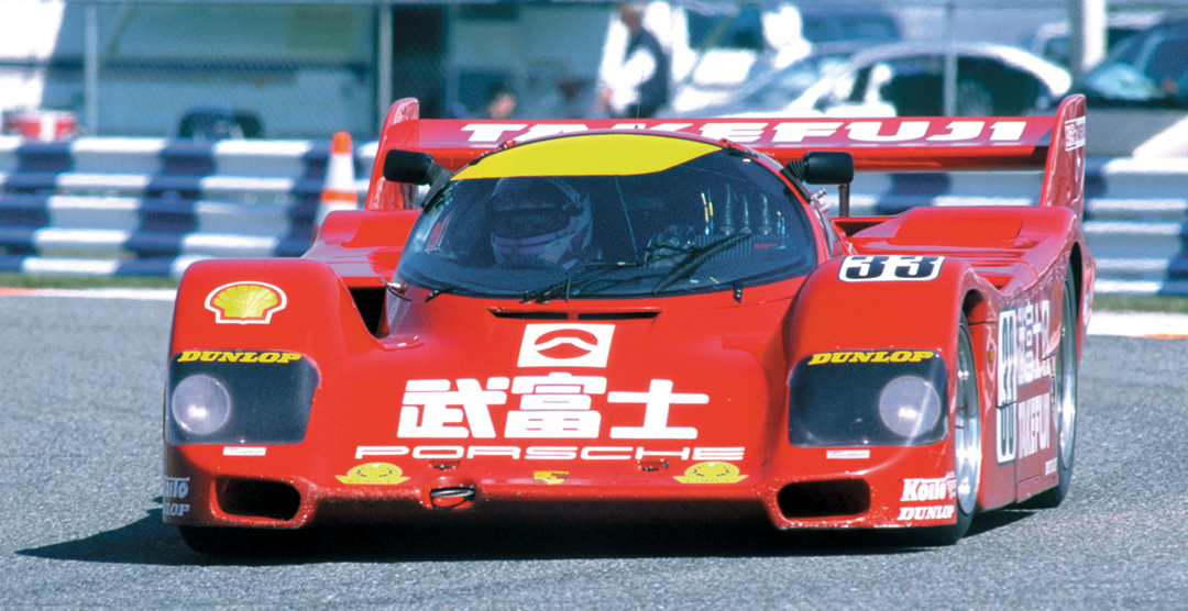 The 1989 Porsche 962C of Peter Stoneberg.
Photo: Art Eastman