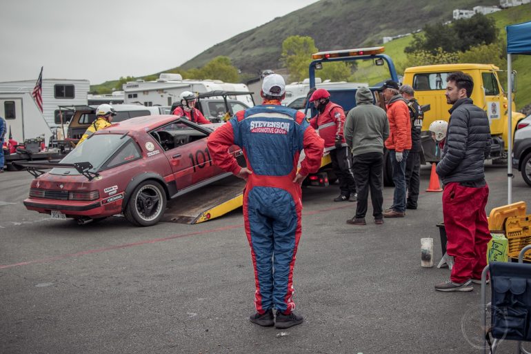 It doesn't look like good news for Team Magnum Pies 1984 Mazda Rx7