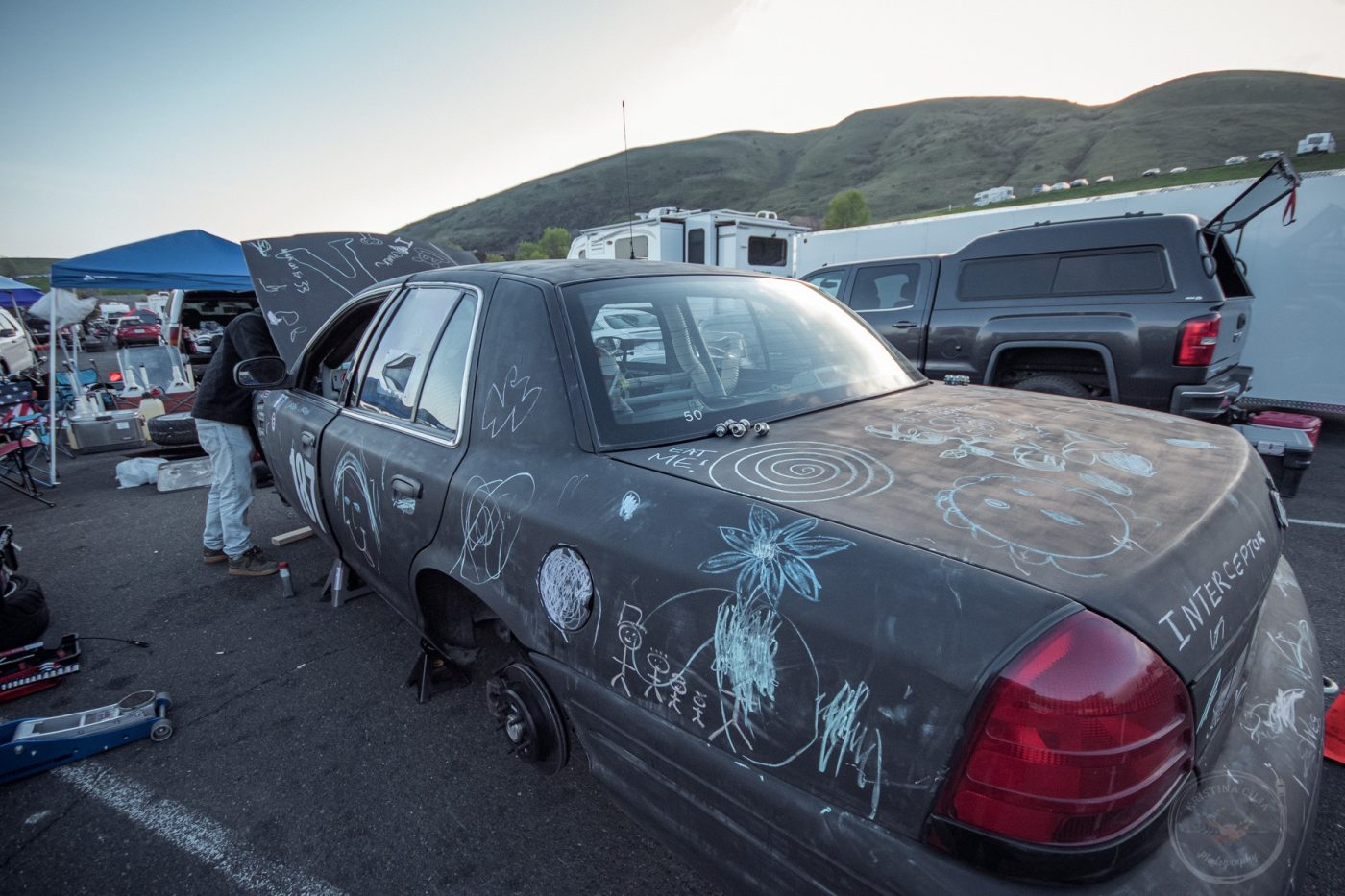 2011 Ford Crown Victoria driven by Team Chalkboard Racing