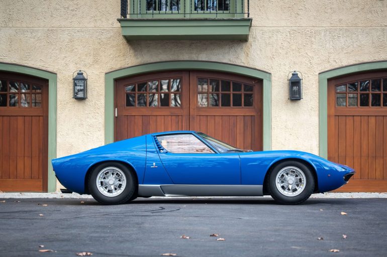 1967 Lamborghini Miura P400 sold by Sackey & Co.