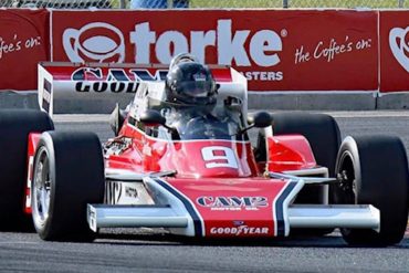 Jeff Urwin in the ex Penske/Andretti M24 McLaren at Road America 2021.