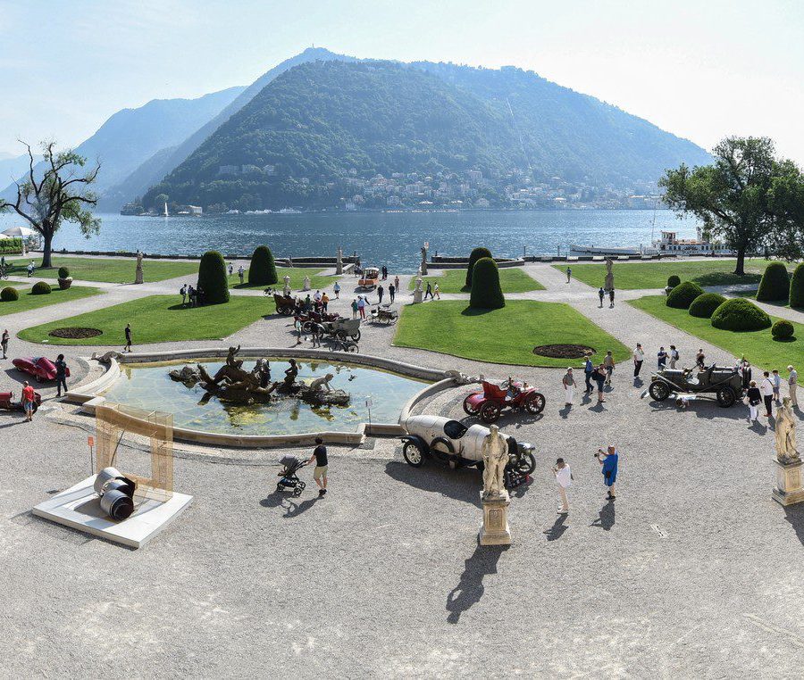 Panoramic shot of the Fuori Concorso at Villa Olmo