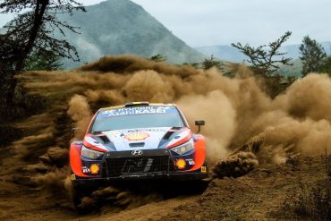 Thierry Neuville's Hyundai i20N Rally1 Hybrid during Rally Kenya