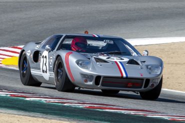 The 1965 Ford GT40 of Robert Kauffman exits turn 6.  Photo © 2022 Rex McAfee REXMCAFEE@GMAIL.COM 714-390-8886