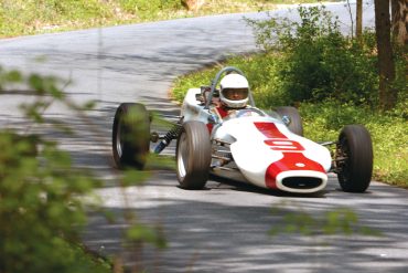 Michael Brodie in his 1968 Caldwell D9.Photo:Michael Casey-DiPleco