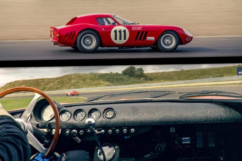 Onboard A Howling A Ferrari 250 GTO At Zandvoort Circuit