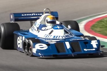 Legendary Tyrrell P34 In Action At Imola Circuit