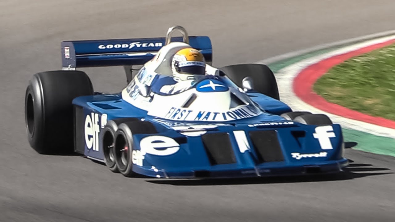 Legendary Tyrrell P34 In Action At Imola Circuit