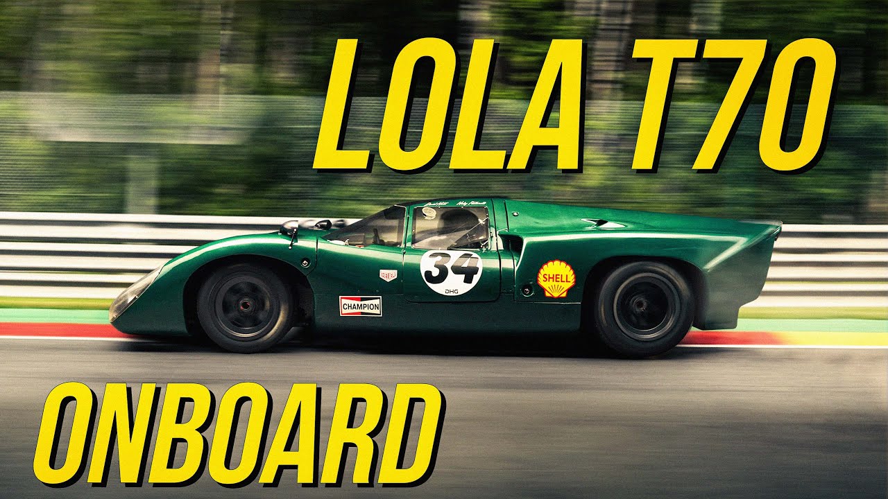 Lola T70 Sends It At Spa Francorchamps