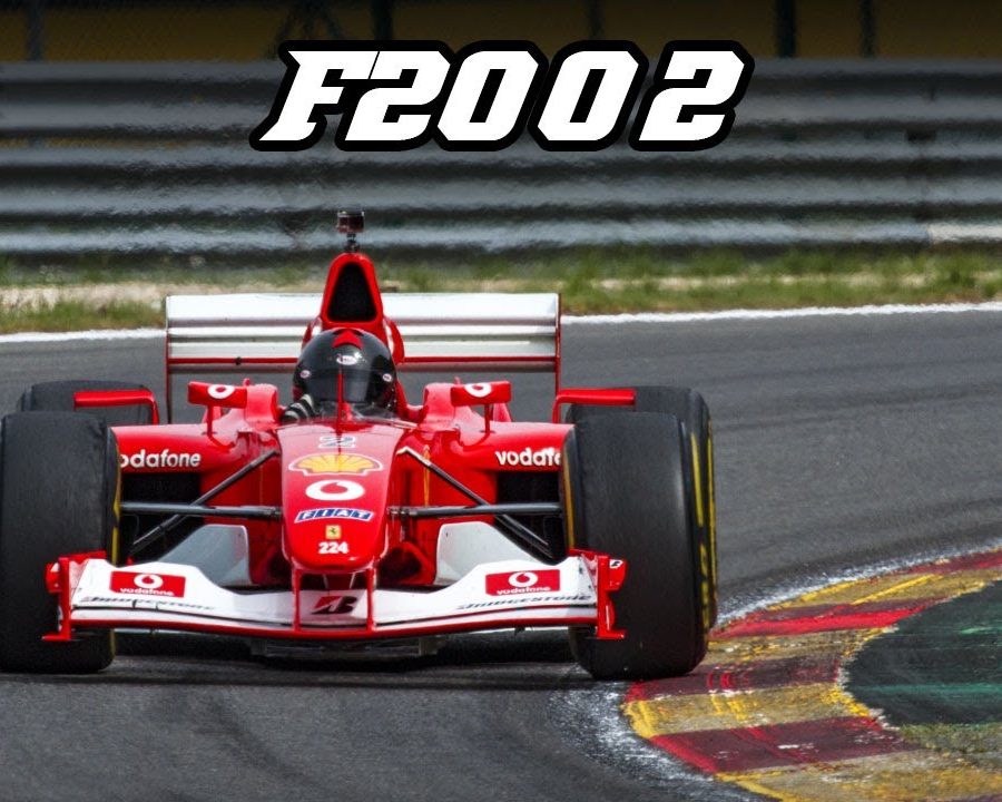 Raw Sound From the Ferrari F2002's Screaming V10