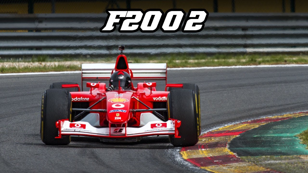 Raw Sound From the Ferrari F2002's Screaming V10