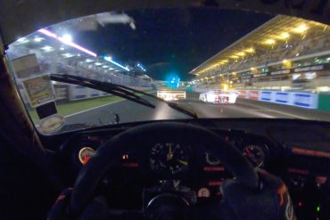 Porsche 935 Flat Out At The Iconic La Sarthe Circuit At Night