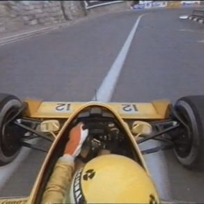 Lotus 99T Goes Flat Out With Ayrton Senna At The 1987 Monaco Grand Prix