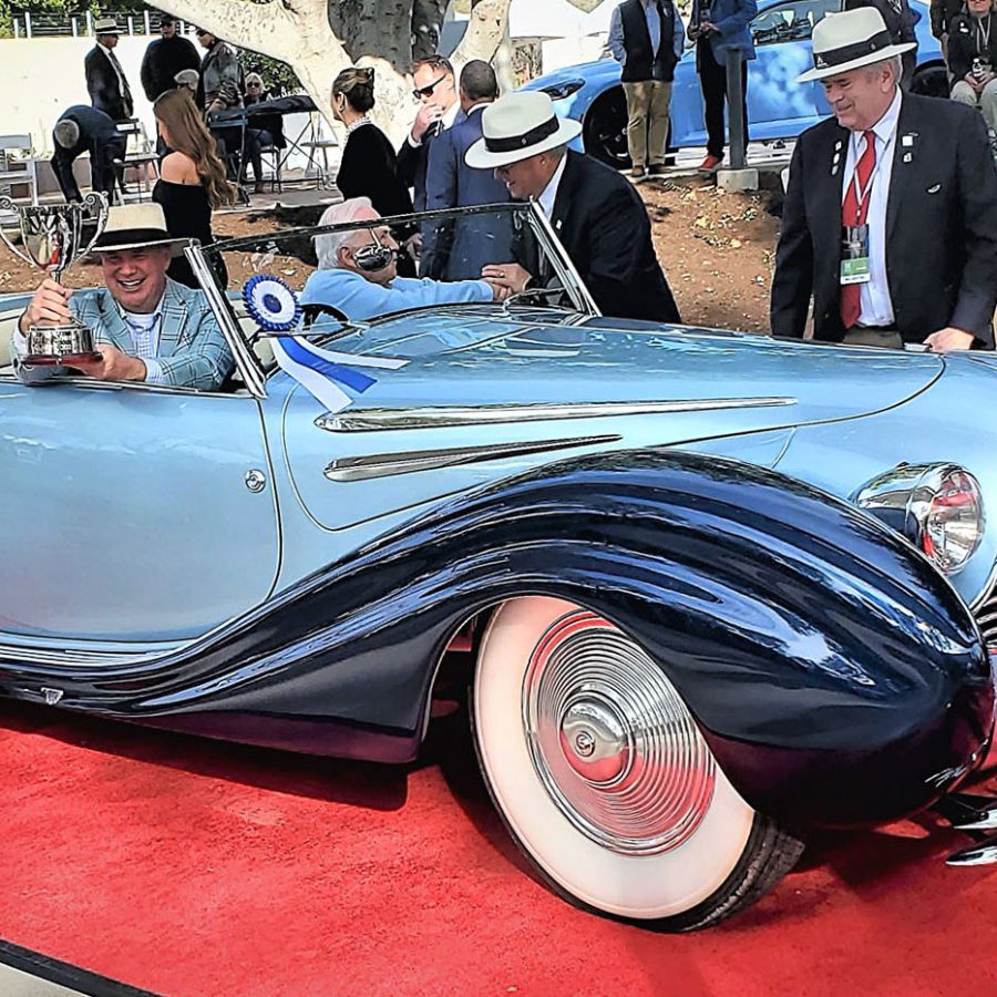 Arizona-Concours-2023 Best of Show -1947 Talbot-Lago T26 Record Cabriolet -  Bob Golfen photo