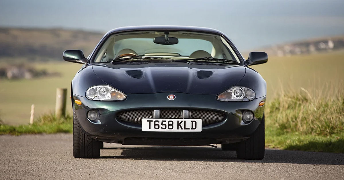 Photo of a black 1999 Jaguar XKR