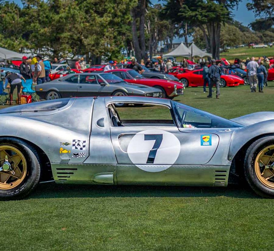 A 1967 Ferrari P3/412P Tribute car Kristina Cilia