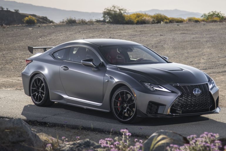 Photo of grey Lexus RC-F track edition