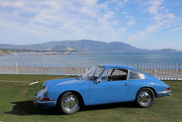 On the lawn at Pebble Beach