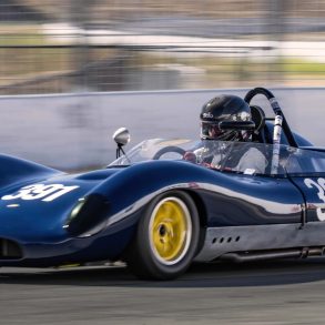 Robert Davis in his 1960 Lola Mk.1. Dennis Gray;Dennis Gray