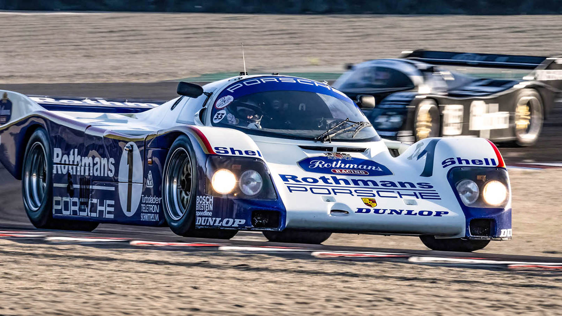 Malcolm Ross - 1985 Porsche 962 ©Dennis Gray Dennis Gray;Dennis Gray